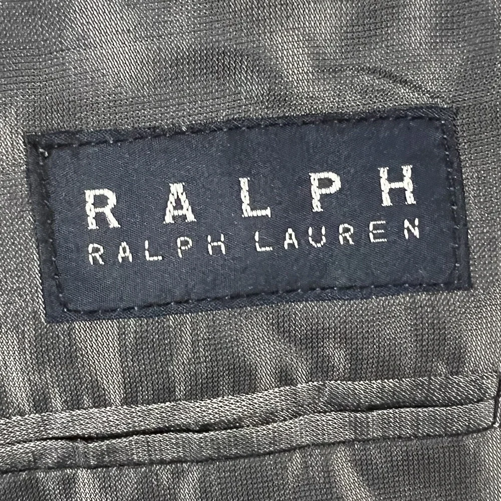 Ralph Lauren Sport Coat Mens‎ 46R Charcoal Grey 3-Button Wool Blazer Canada Made